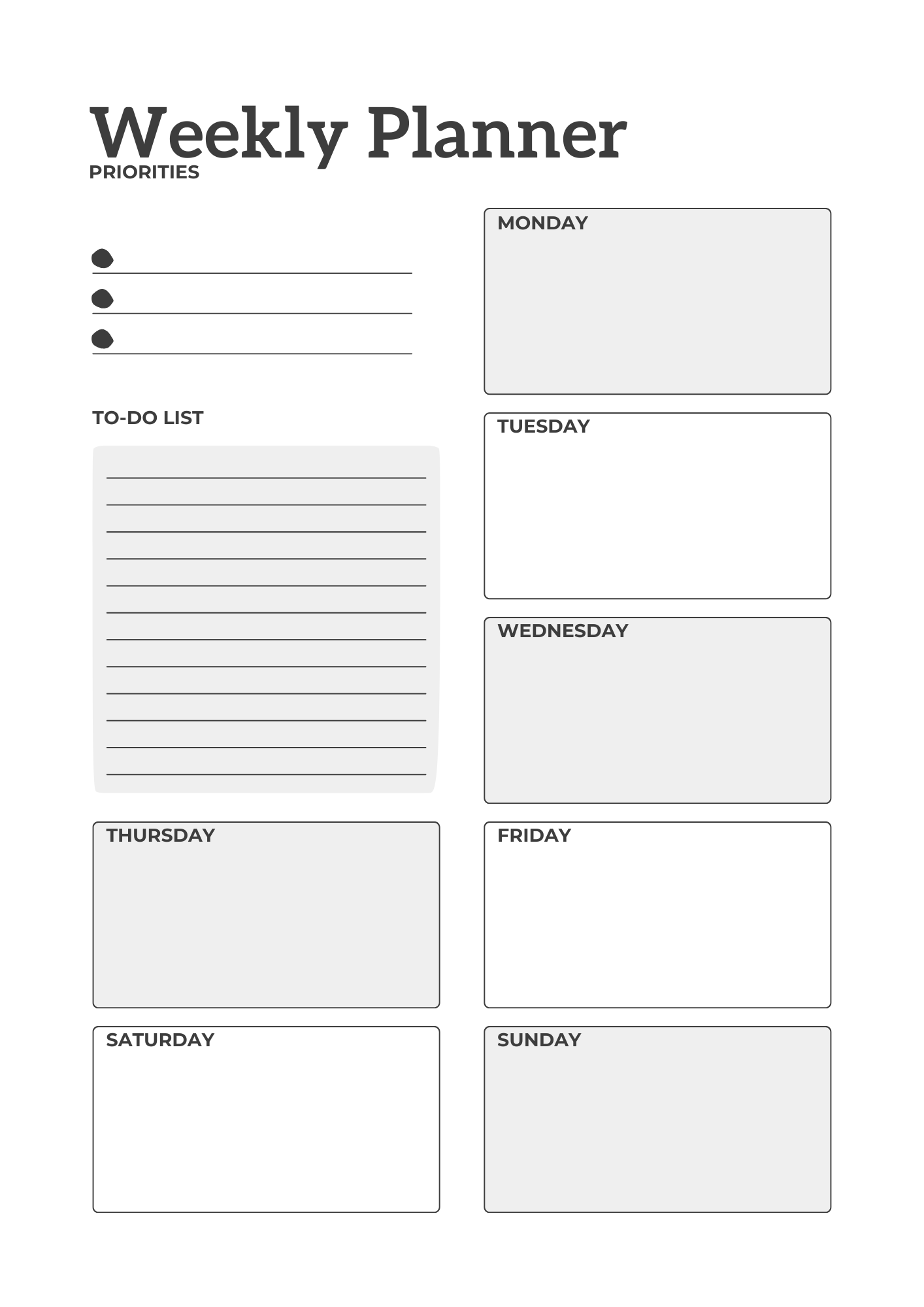Daily Digital Planner