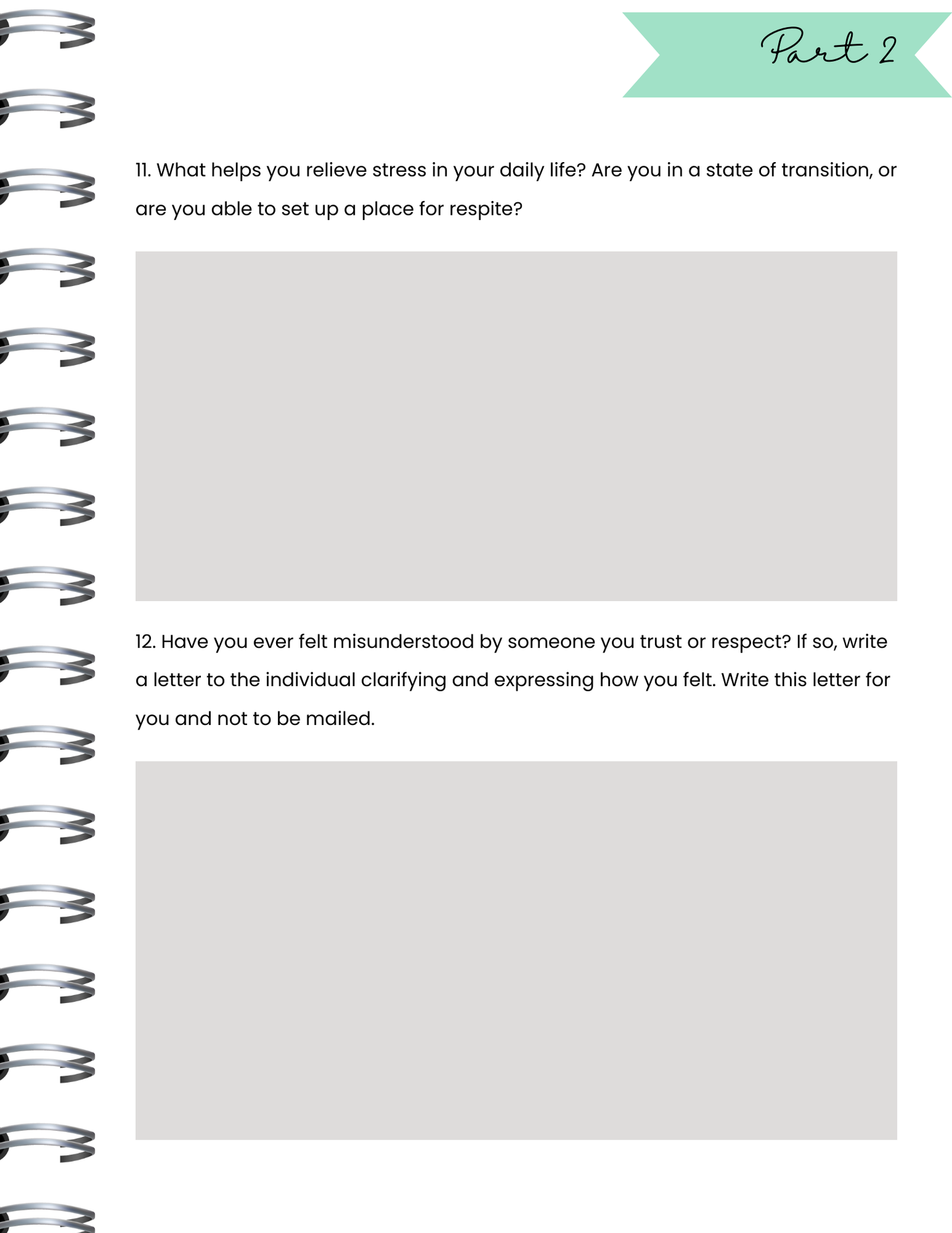Chronic Illness Reflection Journal Digital Planner