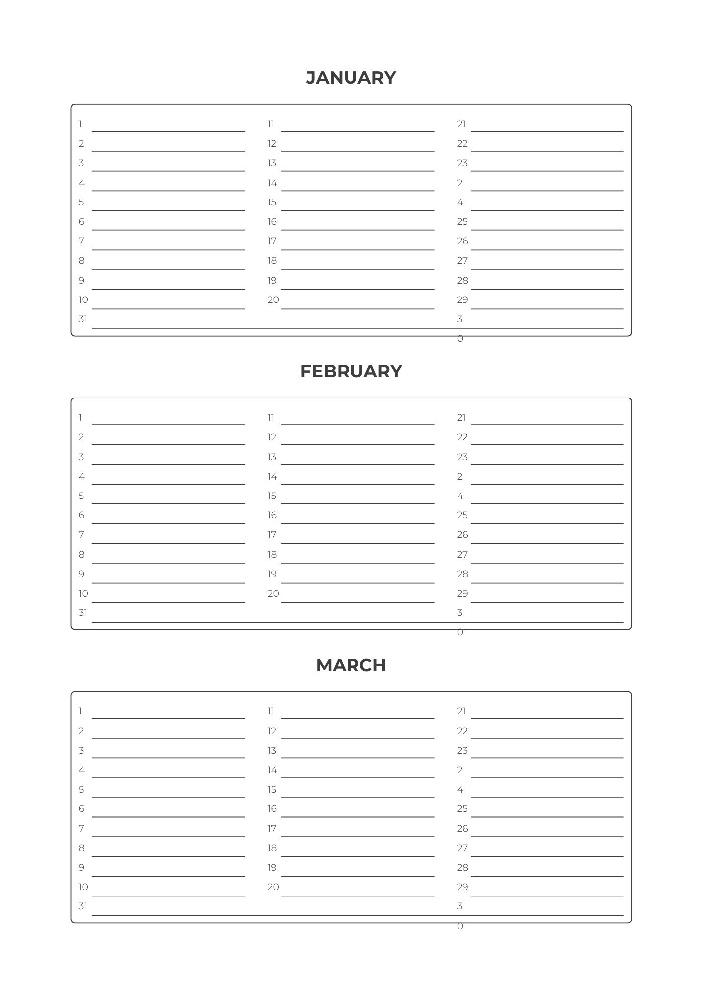 Daily Digital Planner