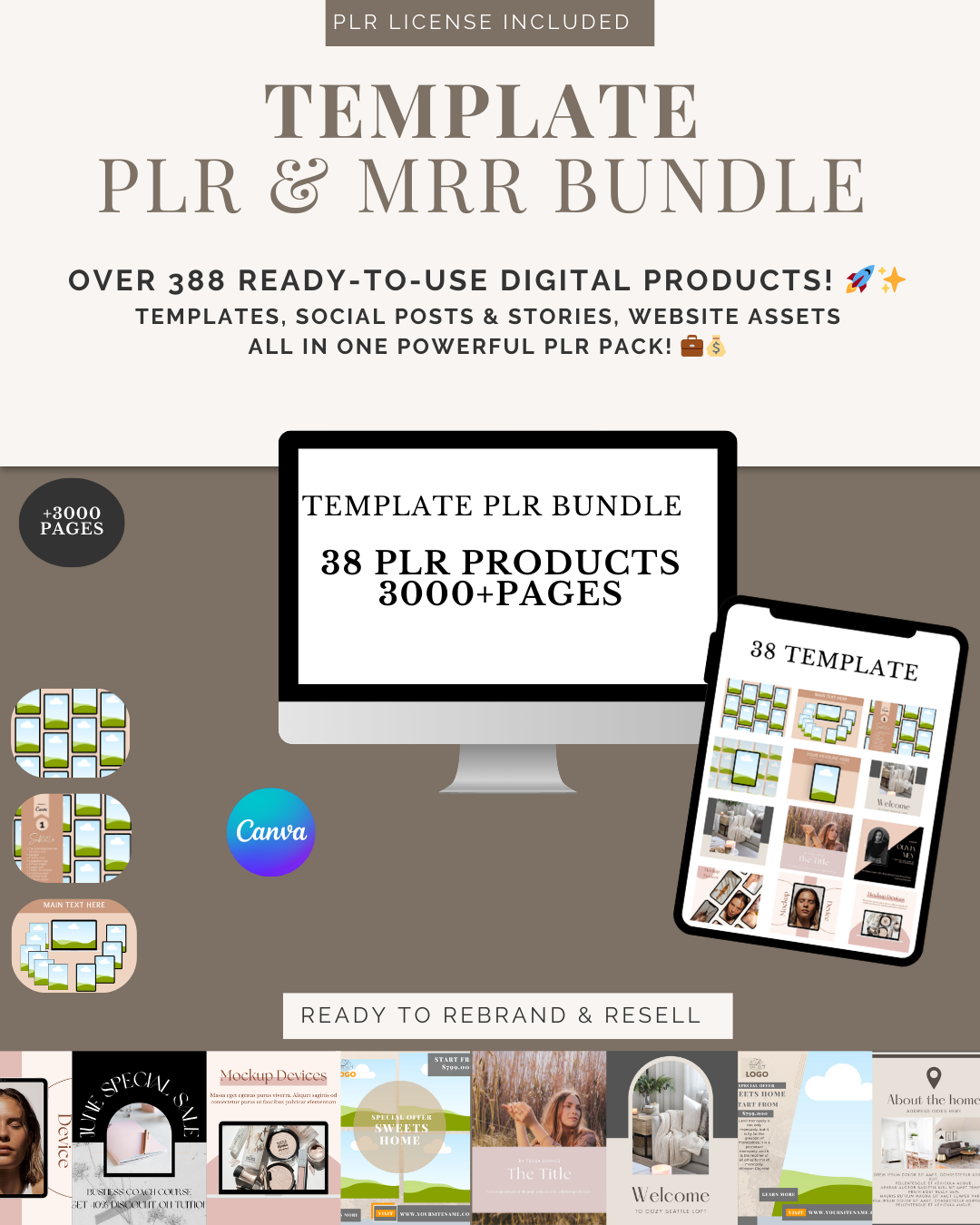 PLR TEMPLATE PACK