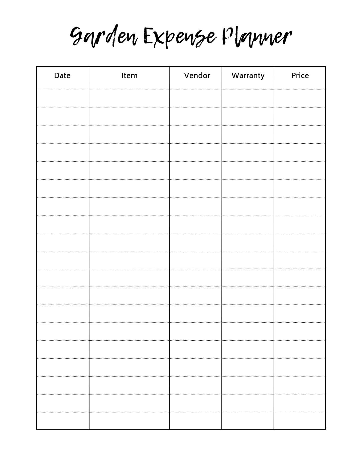 Foraging Journal Digital Planner