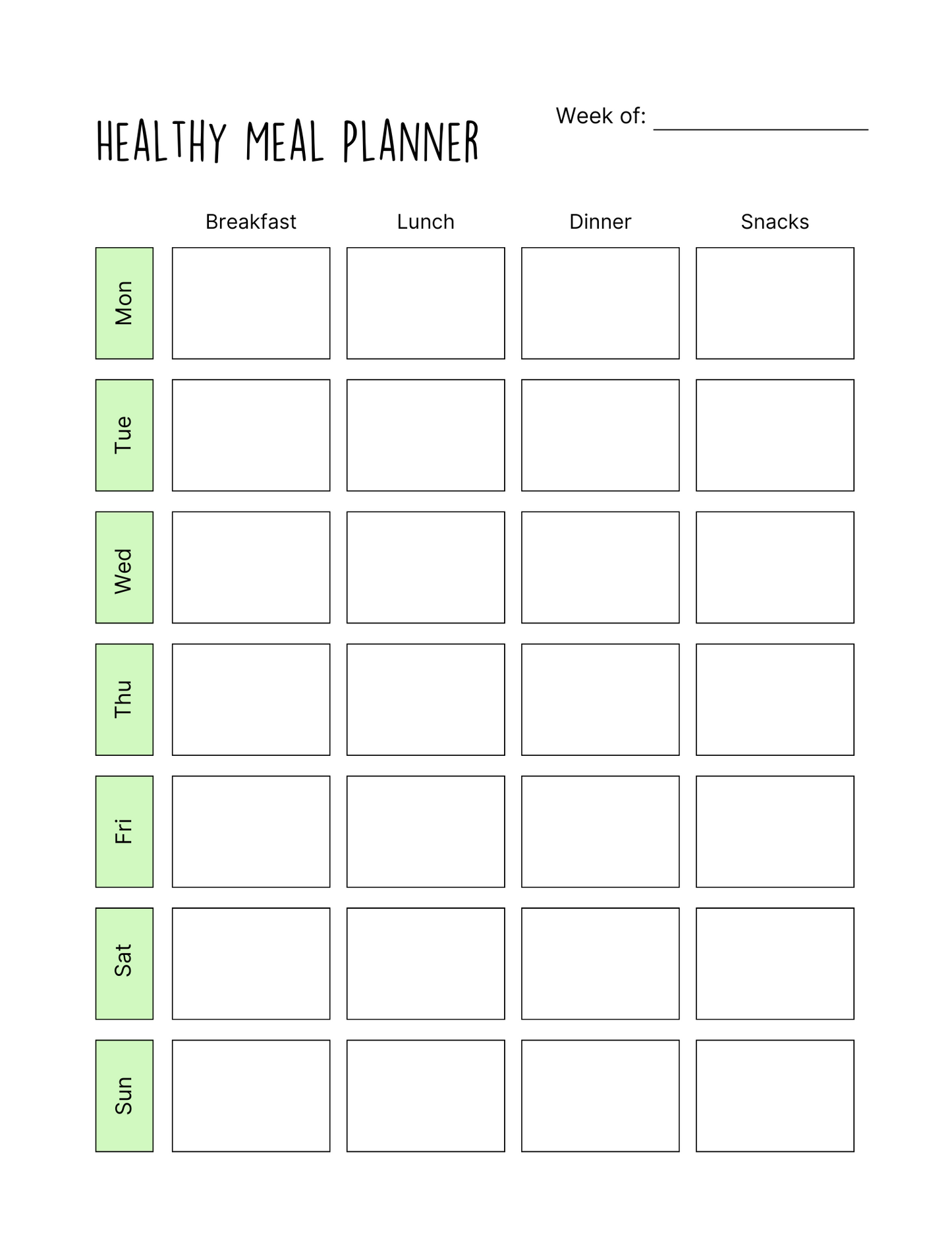 Mental Health Printable Journal