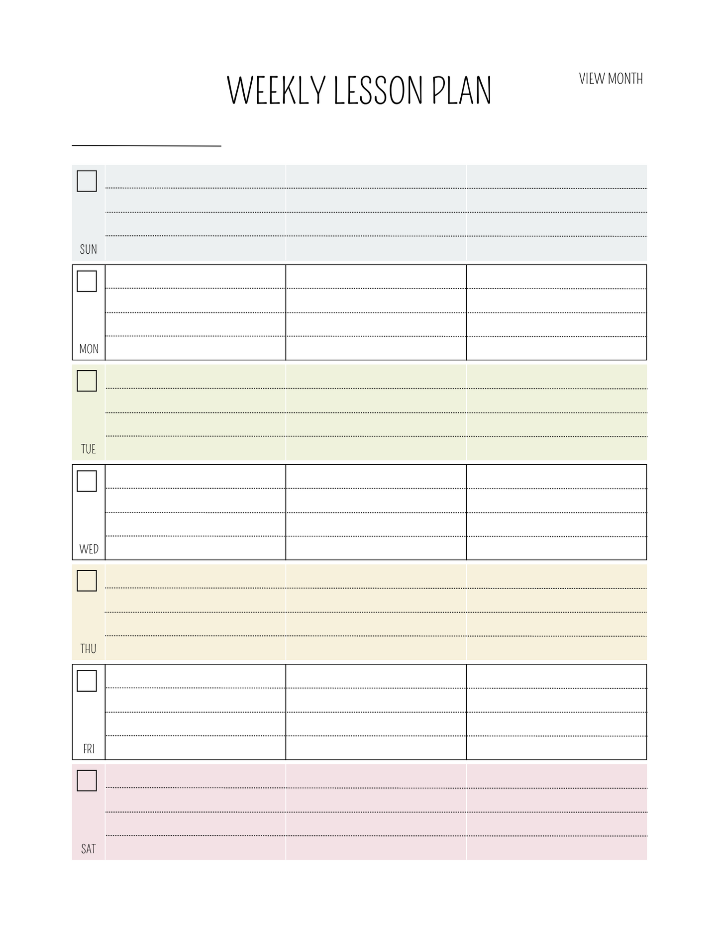 Teacher Digital Planner