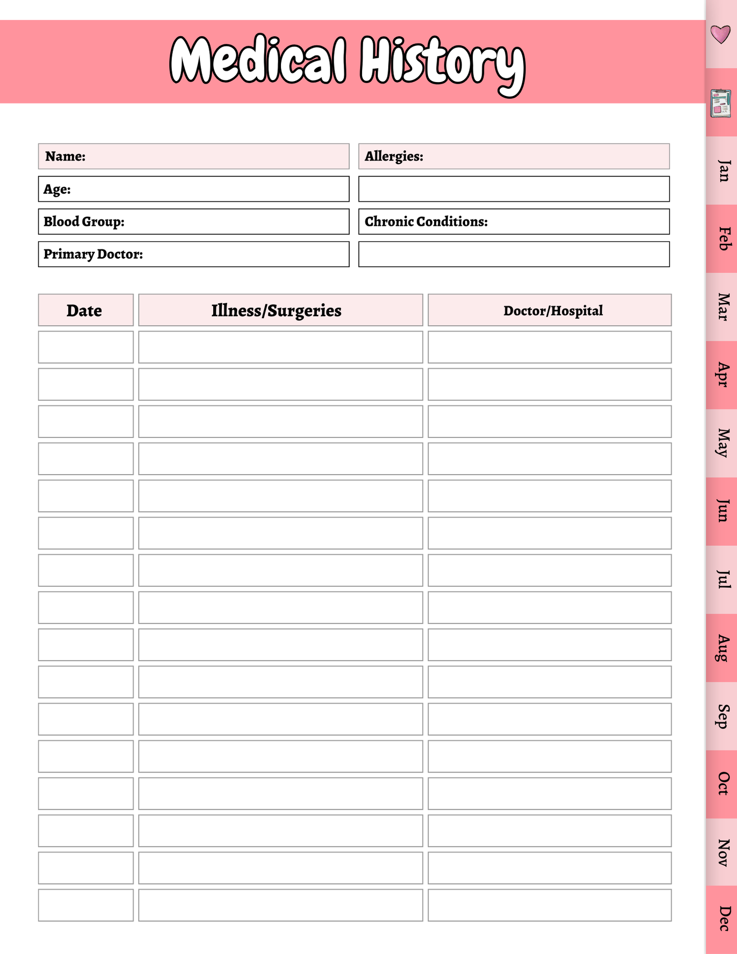 Nurse in Progress Digital Planner