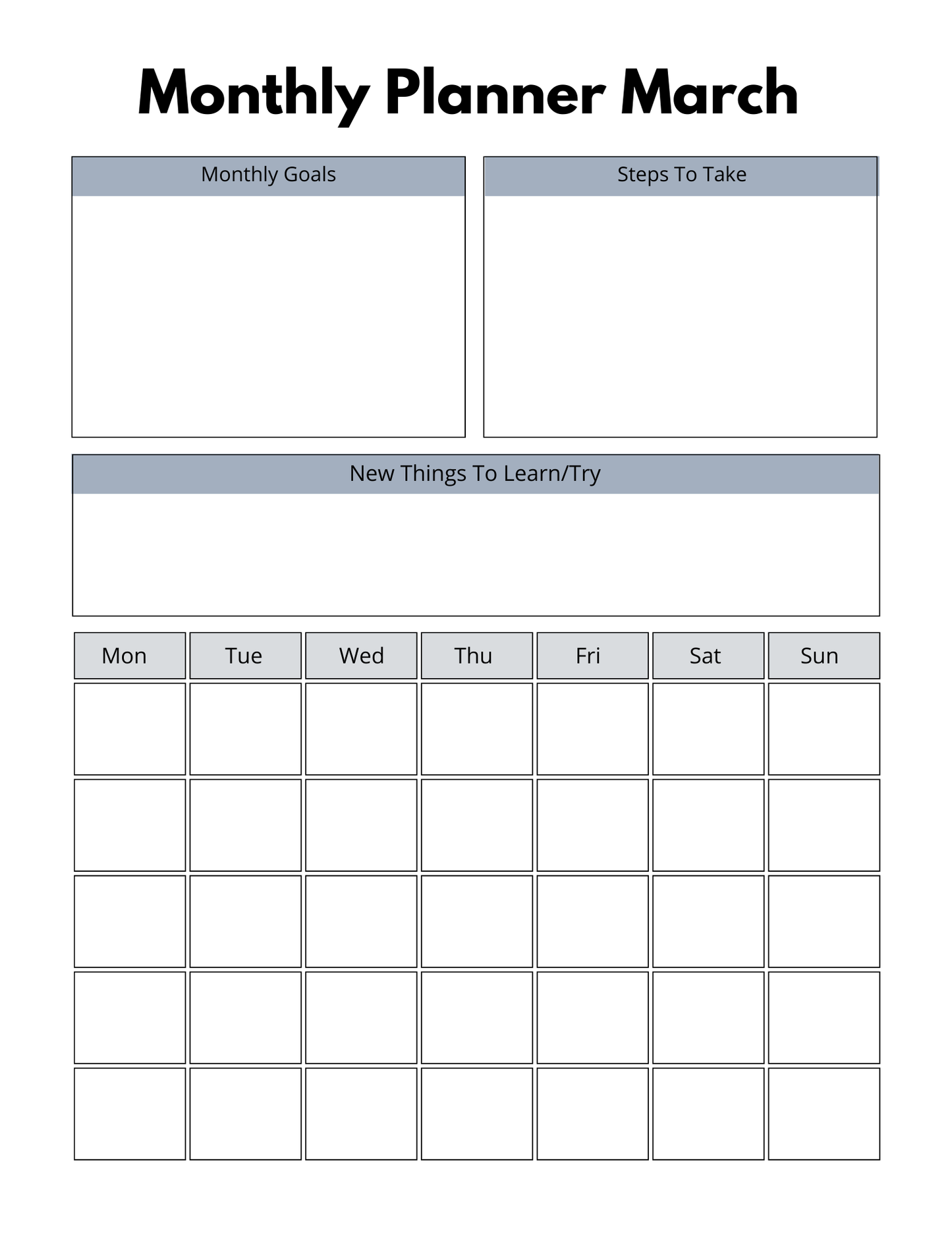Manifest Journal Digital Planner