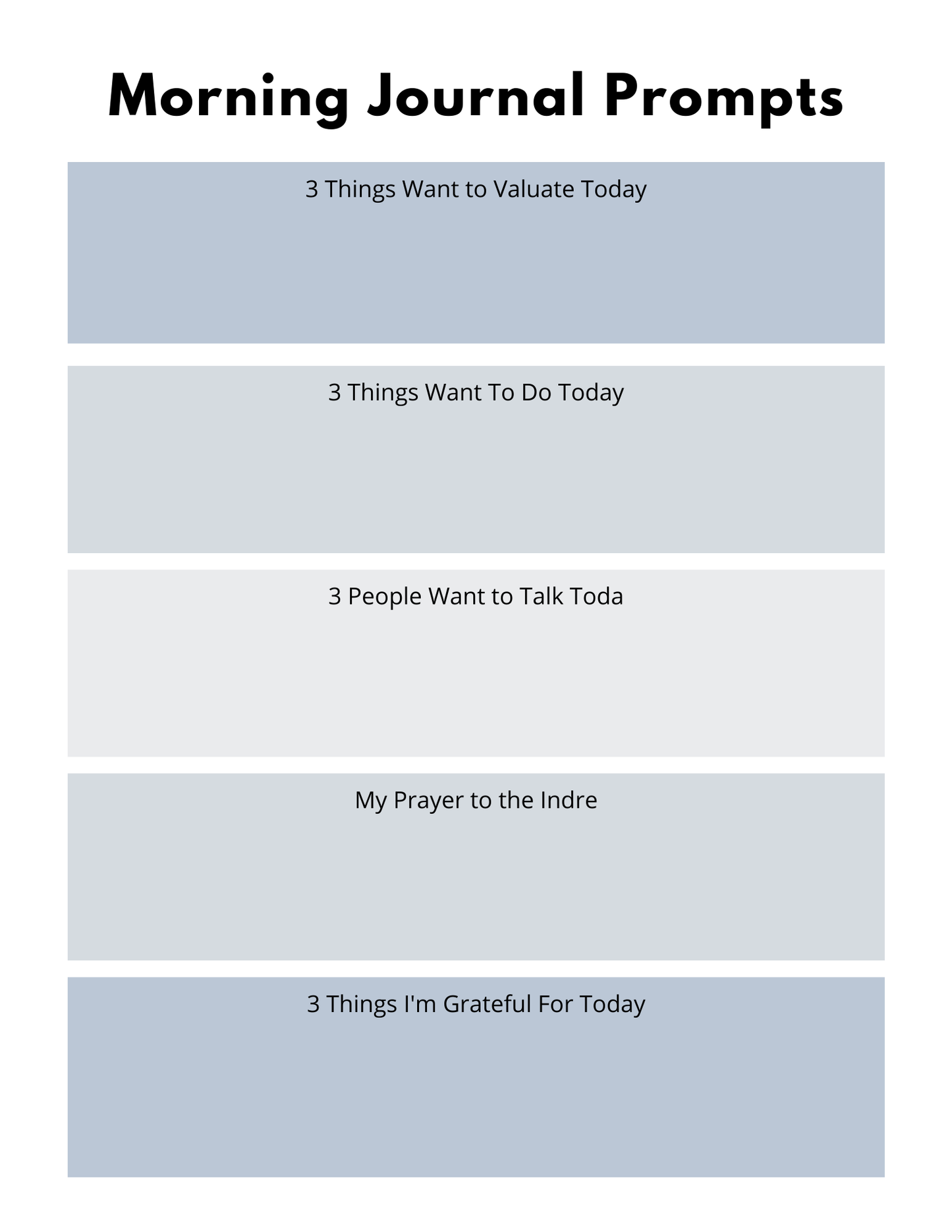 Manifest Journal Digital Planner