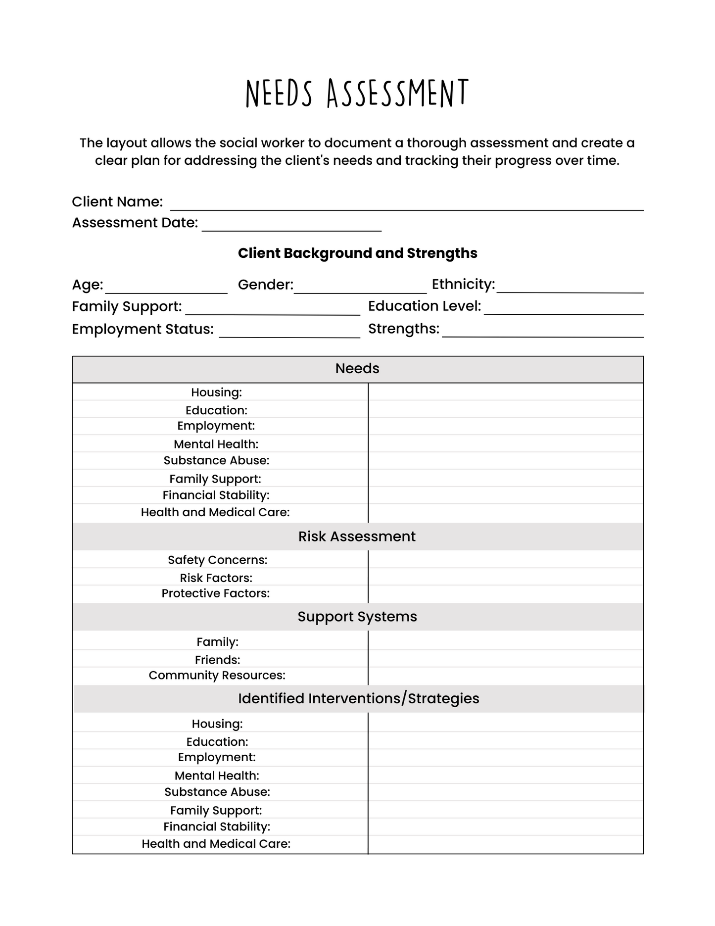 Social Worker Digital Planner