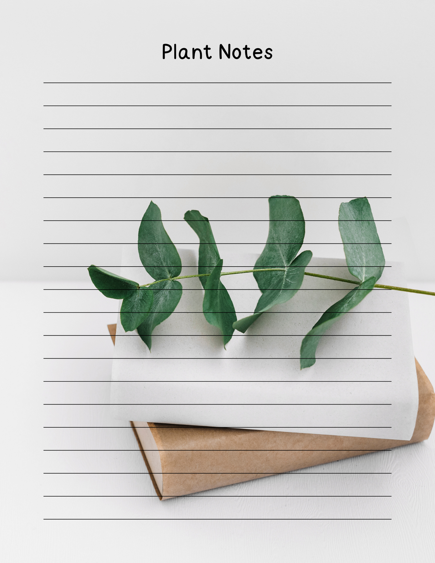 House Plant Care Planner