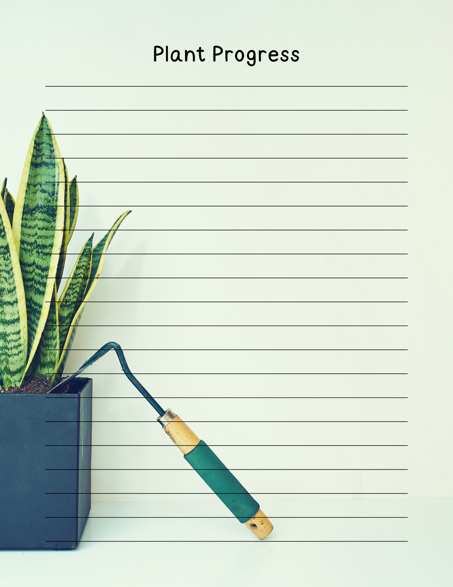 House Plant Care Planner