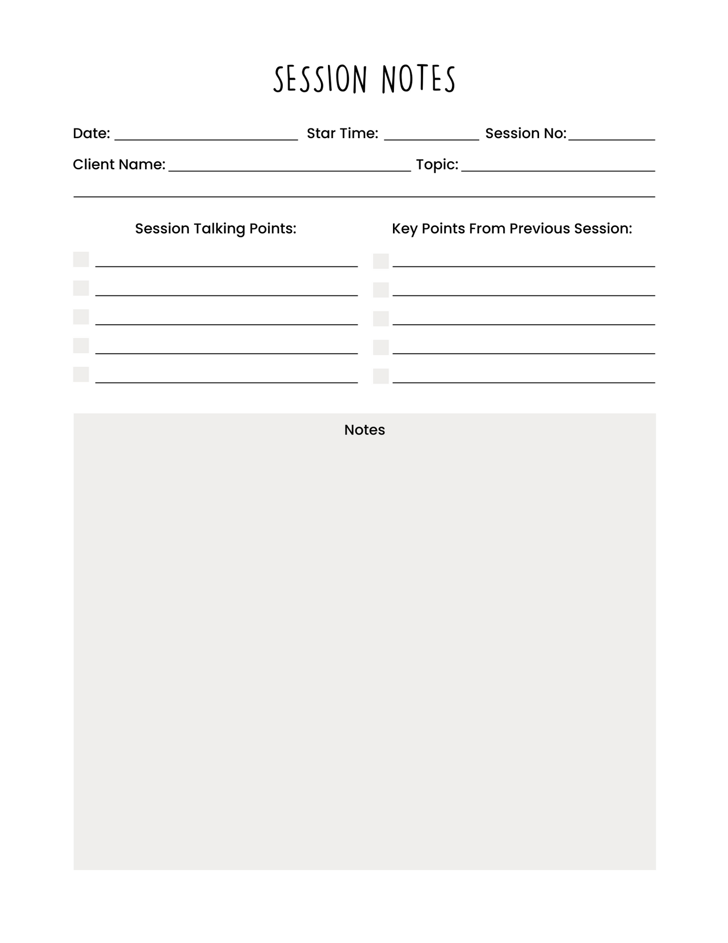 Social Worker Digital Planner
