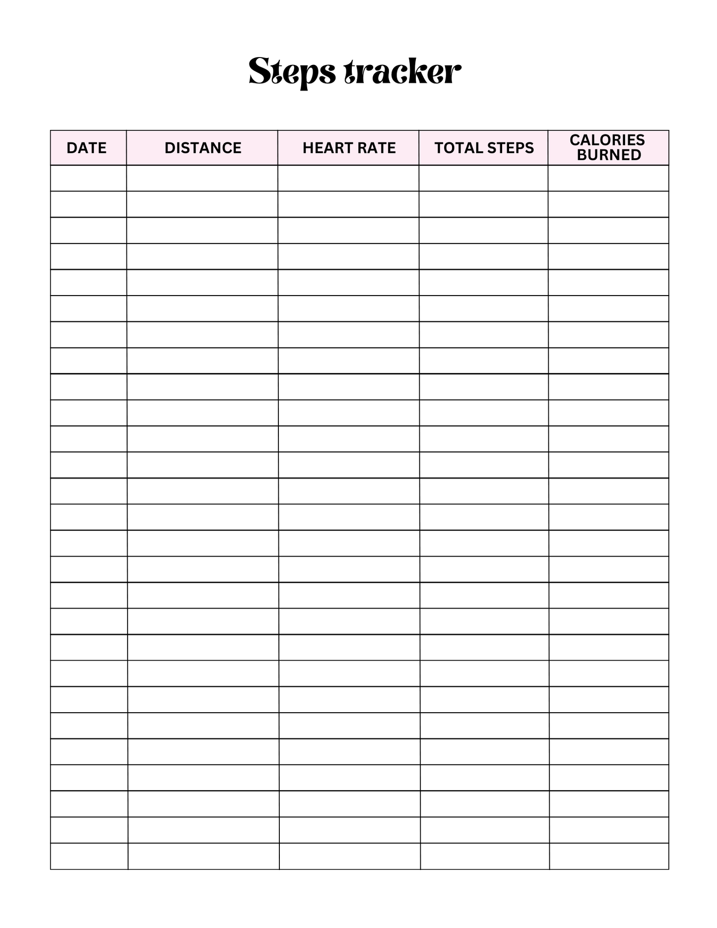 Fitness Digital Planner