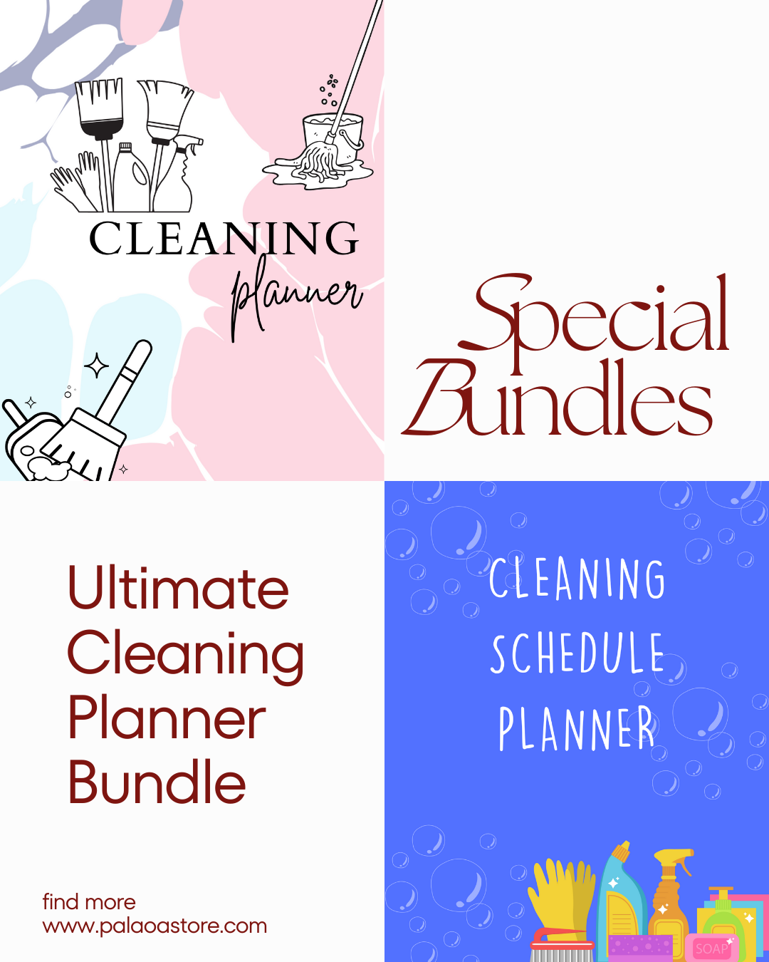 Ultimate Cleaning Planner Bundle