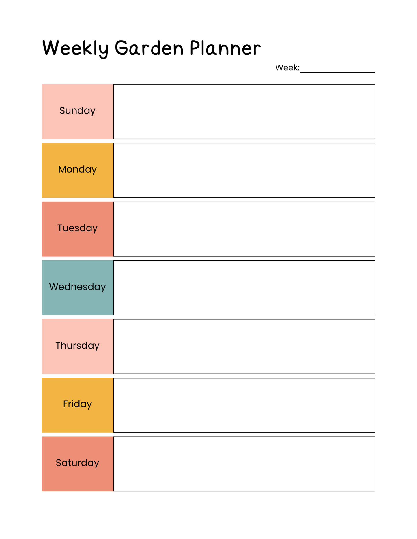 House Plant Care Planner