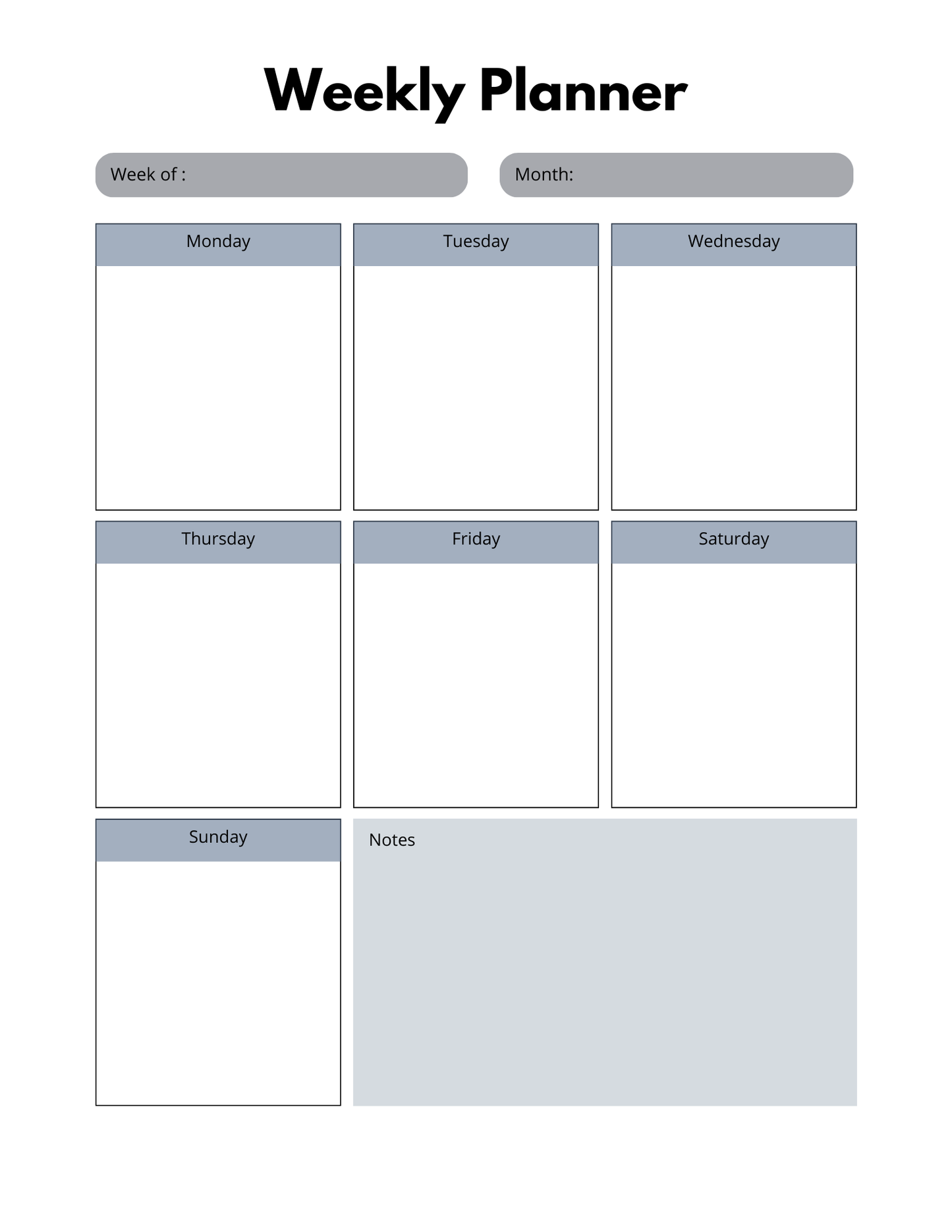 Manifest Journal Digital Planner