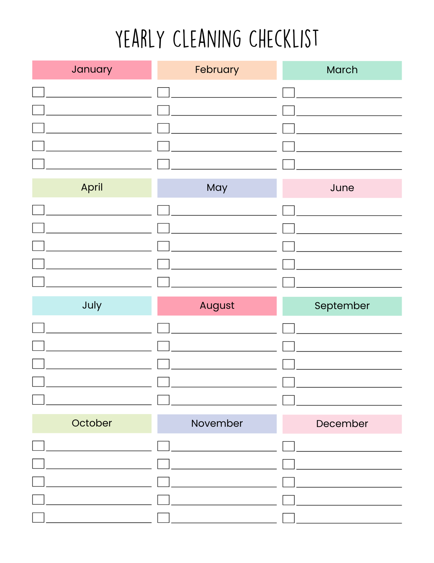Ultimate Cleaning Planner Bundle