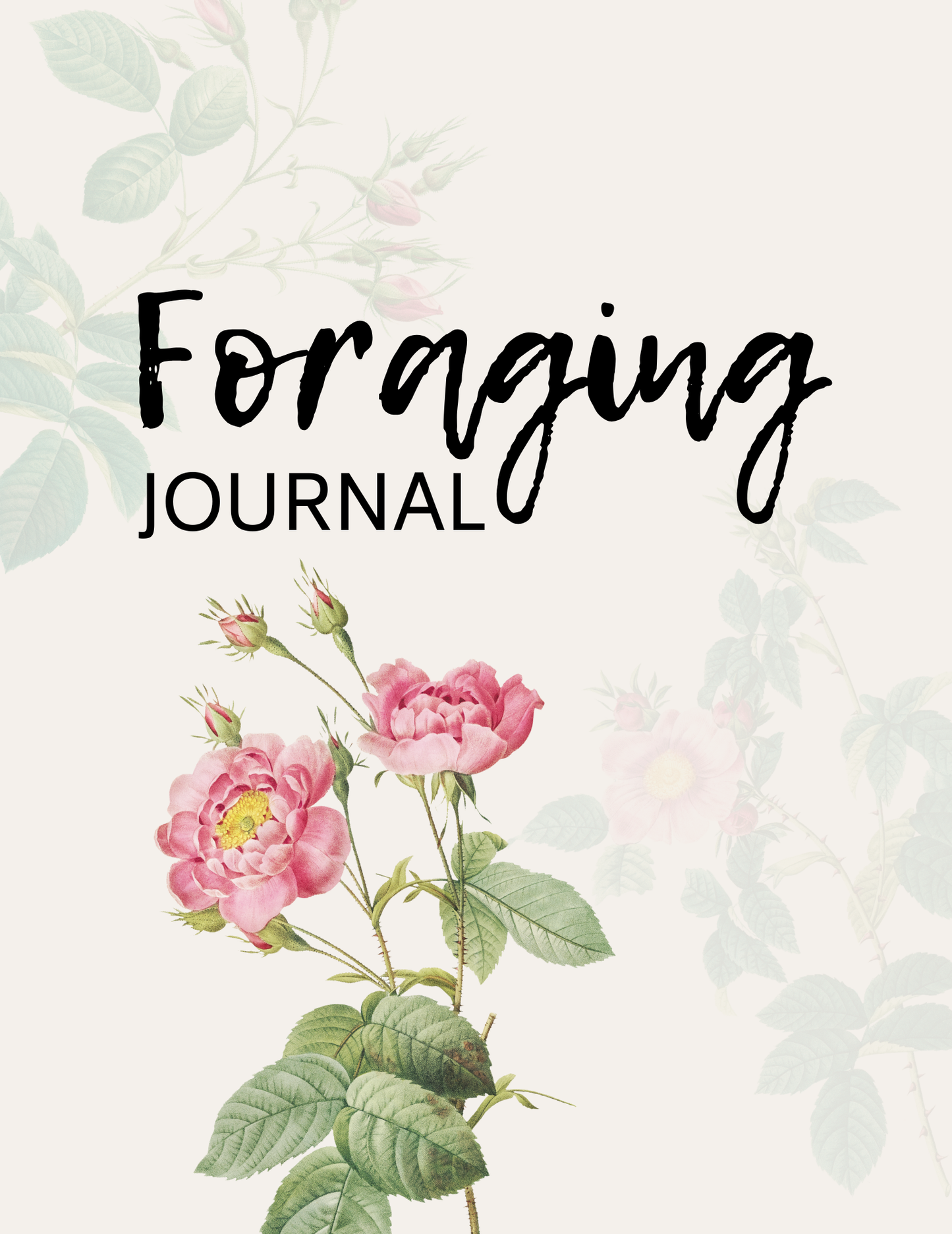 Foraging Journal Digital Planner