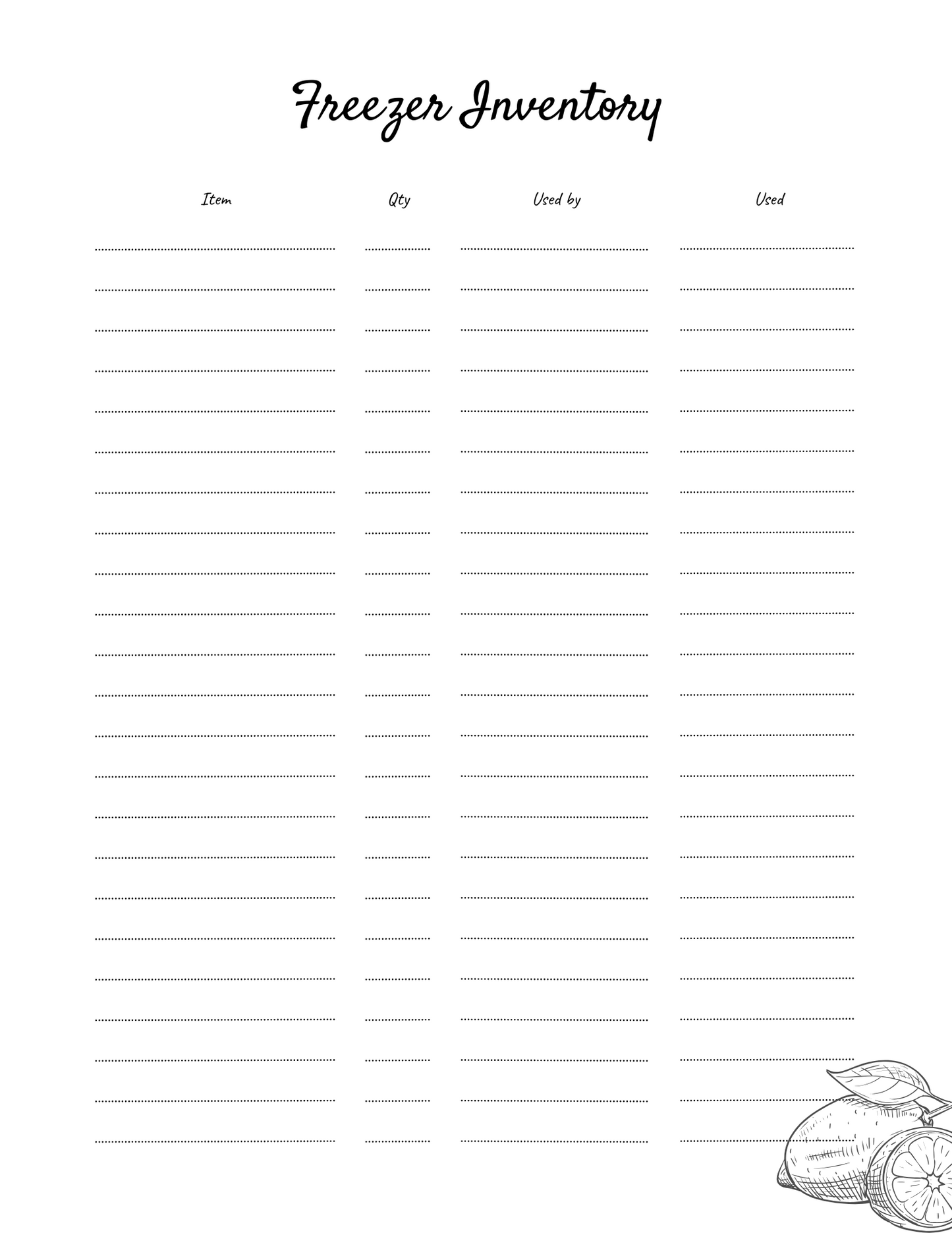 Recipe Book Digital Planner