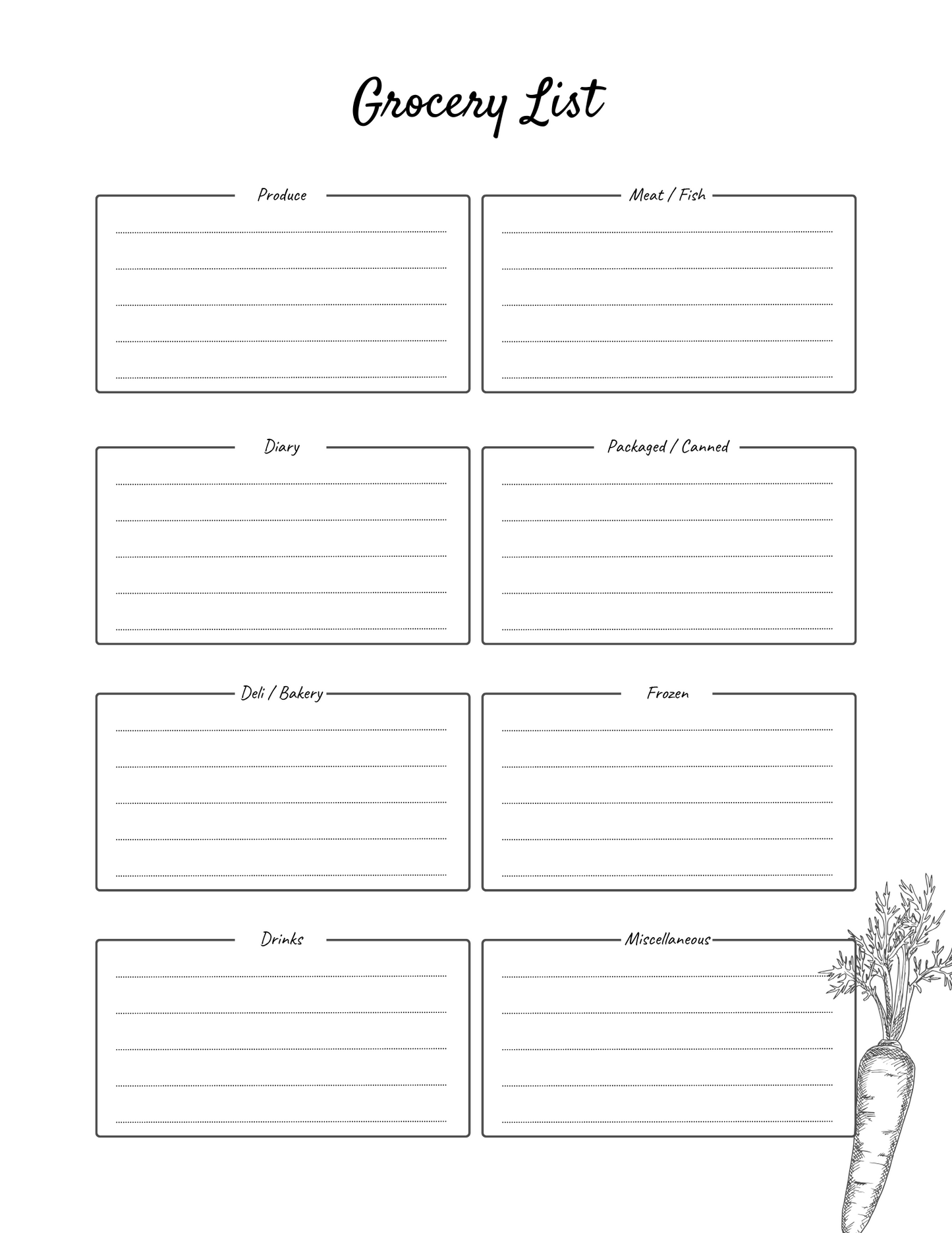 Recipe Book Digital Planner