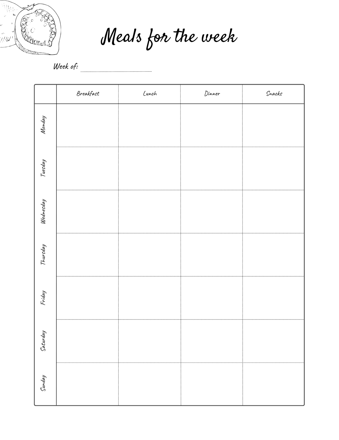 Recipe Book Digital Planner